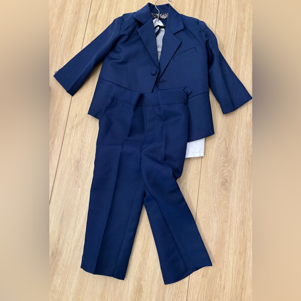 Classic Navy toddler tuxedo Suit